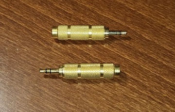 Adapter Jack 6,3mm Ż - Mini Jack 3,5mm M stereo Au