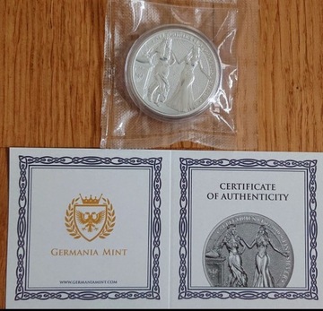 Germania Mint Allegories Italia i Germania 1 oz
