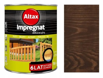 Altax Impregnat Dekoracyjny Brąz 0,75L