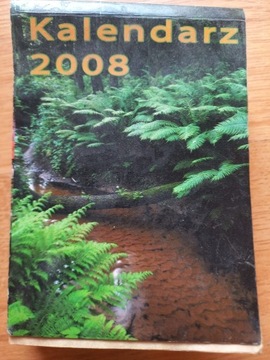 Oryginalna kartka z kalendarza 2008