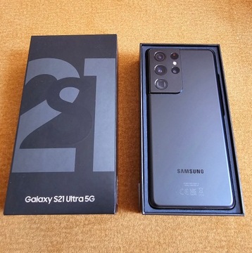 Samsung Galaxy S21 Ultra 5G 12/128GB Black (NOWY)