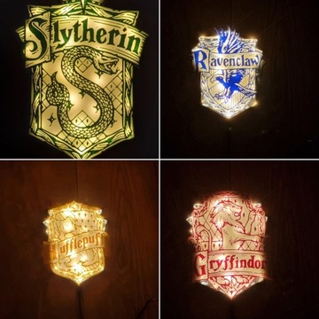 Slytherin Gryffindor Ravenclaw Hufflepuff herby HP