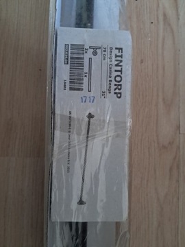 Uchwyt czarny reling Fintorp Ikea
