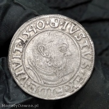 grosz 1540, Królewiec, Albert Hohenzollern, Prusy