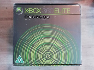 Konsola XBOX 360 Elite zestaw box dysk 120GB