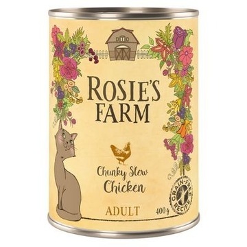 Rosie's Farm Adult karma dla kota 12x400g kurczak