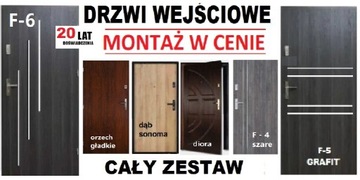 Drzwi zewnętrzne z montażem do mieszkania w bloku