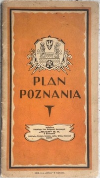 Plan miasta Poznania z PWK (prawd. 1929) Poznań