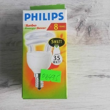 Philips świetlówka energooszczędna 5W E14