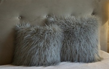 Poduszka poszewka glamour ze sztucznego futra