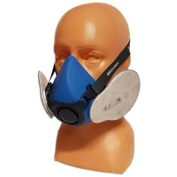 Maska Półmaska Secura 3000 + filtry P3 (FFP3) nowe