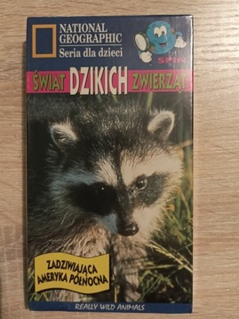 KASETA VHS ŚWIAT DZIKICH ZWIERZĄT 