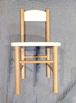 Krzesło krzesełko dla dziecka drewniane drewno