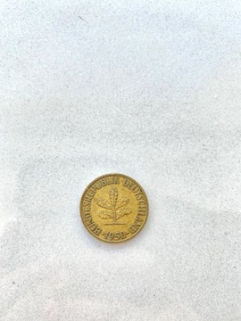 Moneta Pfennig 10 1950 J RZADKOŚĆ