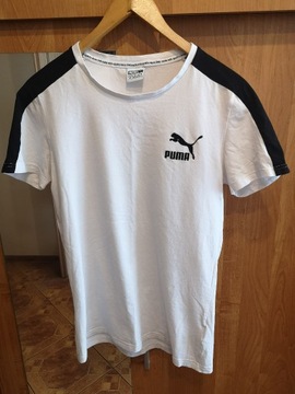 Koszulka Puma Biała Sportowa S