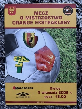 Program meczowy Korona Kielce - Górnik Łęczna