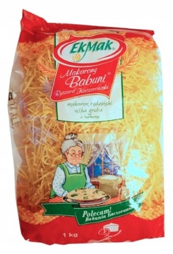 Makaron EKMAK 1kg. 5 RODZAJÓW