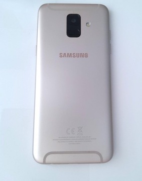 Telefon Samsung Galaxy A6 złoty stan idealny