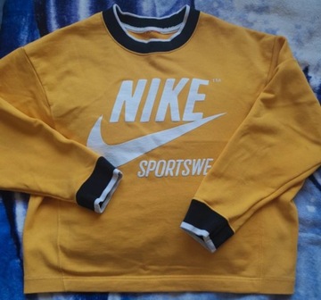 Bluza sportowa Nike żółta M oversize