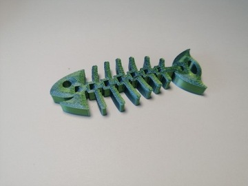 Zawieszka ryba brelok kolor  green/blue
