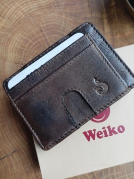 Męski skórzany portfel Slim Weiko 