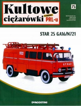 STAR 25 GA16/N721 KULTOWE CIĘŻARÓWKI PRL 75 STRAŻ