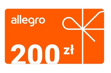 Voucher, karta podarunkowa, Allegro 200zł dla firm