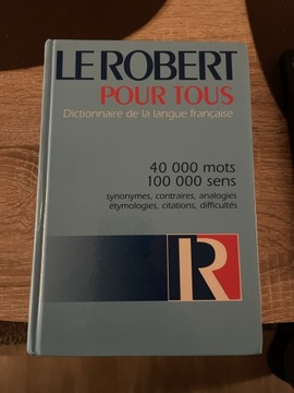 Le Robert Pour Tous Dictionnaire de la langue fran