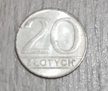MONETA 20 ZŁOTYCH 1990 POLSKA