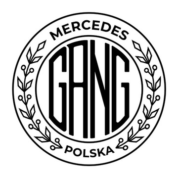 Wlepki naklejki Mercedes-Gang Polska