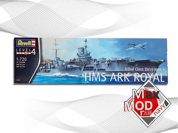 HMS ARK ROYAL + Destroyer - 1:720 - Revell