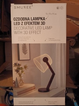 Lampka ozdobna LED z efektem 3d