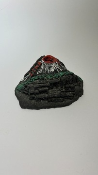 Wulkan Etna i lampka 