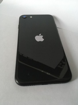Apple iPhone SE (2020) 3 GB / 64 Gb, czarny, oryg. bat. 100% prawie nowy
