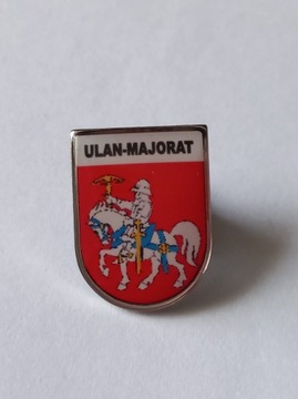 Herb gmina Ulan-Majorat przypinka pin odznaka