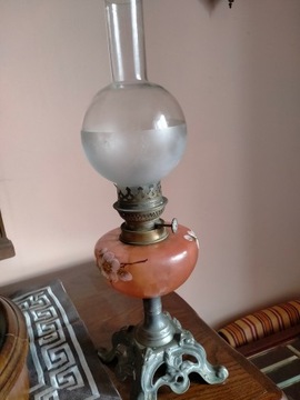 Stara  Francuska  Lampa  Naftowa