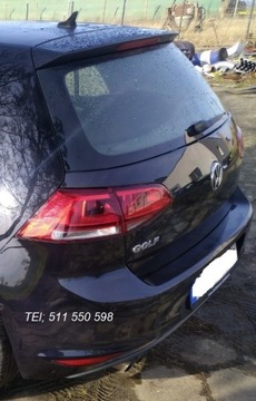 klapa tyl kompletna GOLF 7 VII HB LC9X w kolor