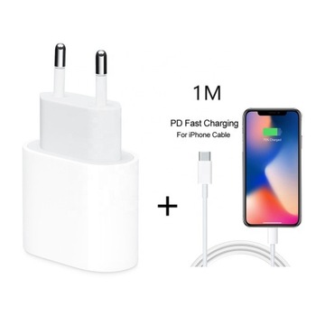 For iPhone 12, Fast Charge 20W USB-C Power Adapter