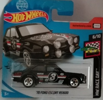 HOT WHEELS 70 Ford Escort RS1600