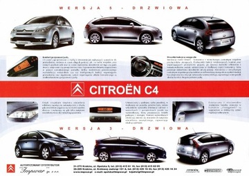 CITROEN C4 - katalog / folder 2005 rok