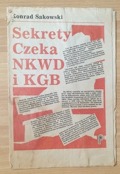 Sekrety Czeka NKWD i KGB - K. Sakowski