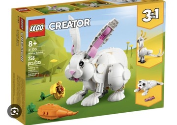 LEGO 31133 Creator 3w1 - Biały królik