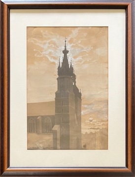 Obraz Stanisław Fabijański - Wieże Kościoła