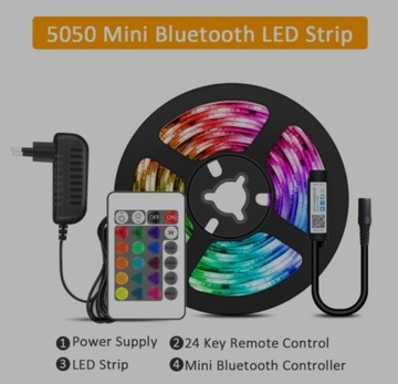 Taśma led 5m suntech mini bluetooth