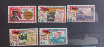 Zestaw znaczków - NRD - Rocznica Rewolucyjna