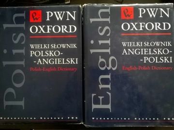 PWN Oxford Wielki Słownik polsko-angielski i angielsko-polski 2 tomy