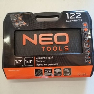Neo Tools zestaw narzędzi 122 El. 10 196 Okazja 