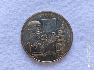 moneta 2zł Konrad Korzeniowski 2007