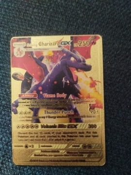 Karta pokemon shining  charizard GX