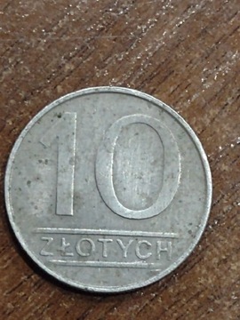 Moneta 10zl rok 1987